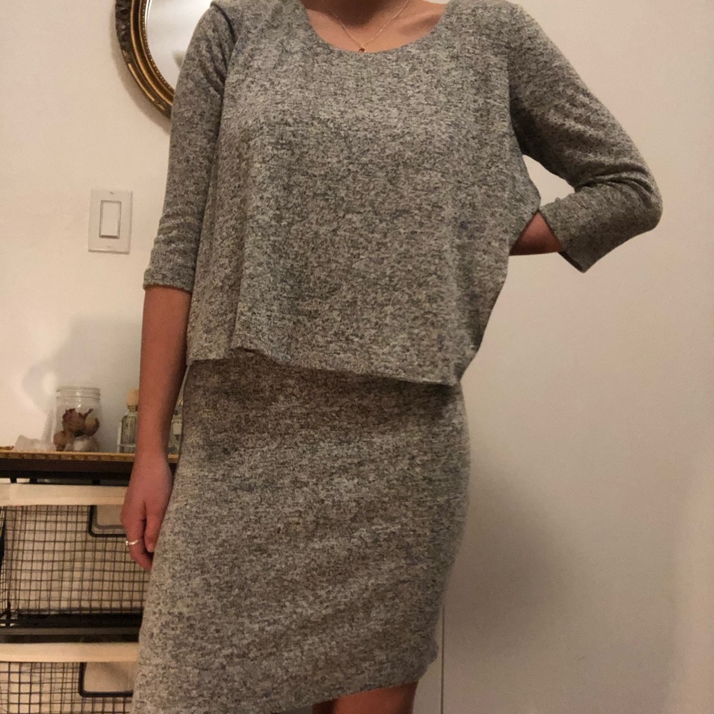 Gray dress